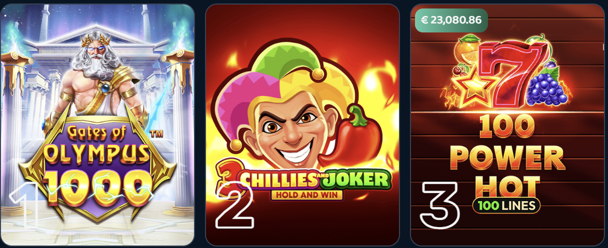 Interface móvel do Lebull casino